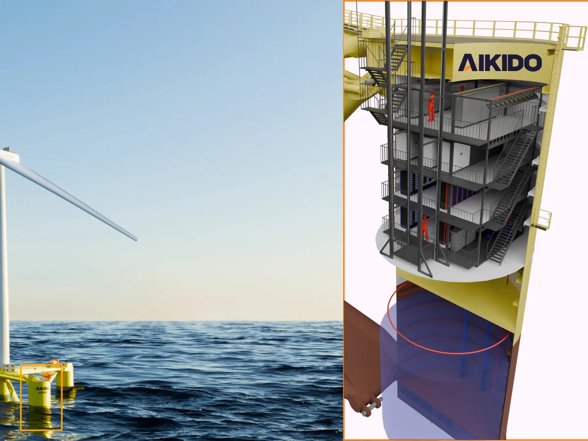 Kinetische Energie Wandskulpturen, Kinetic Energy Rotierende Windmühle