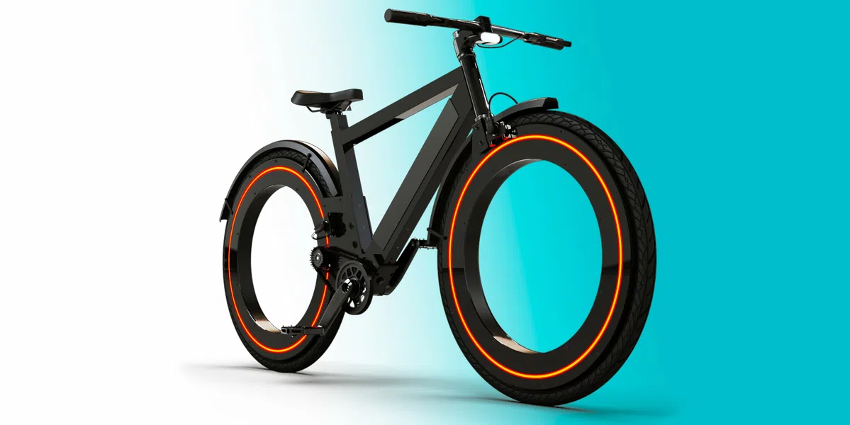 Futuristische Zweedse e-bike heeft verwarmd zadel, maar geen spaken of ketting