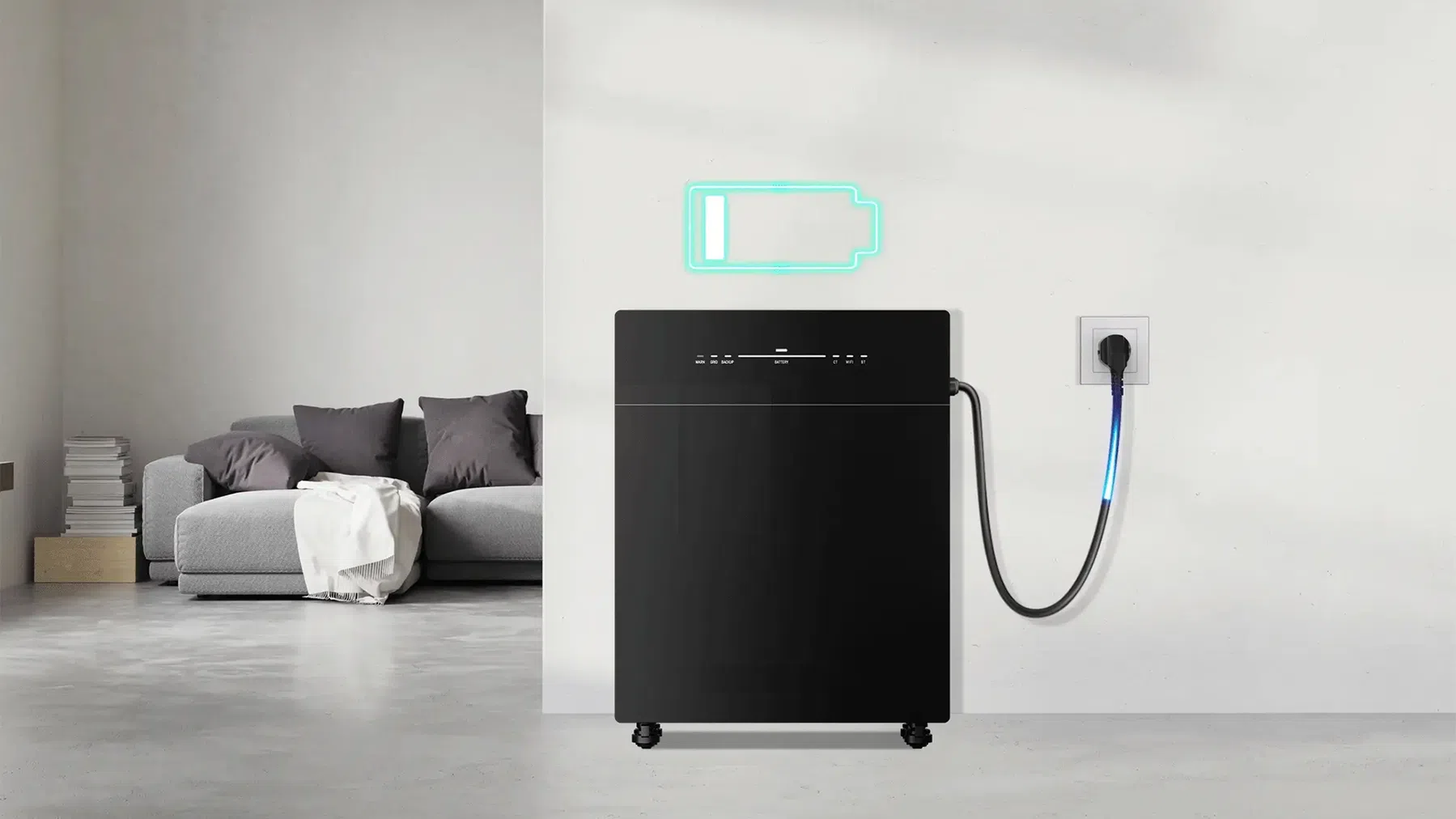 Brandweer waarschuwt voor thuisbatterijen met een stekker