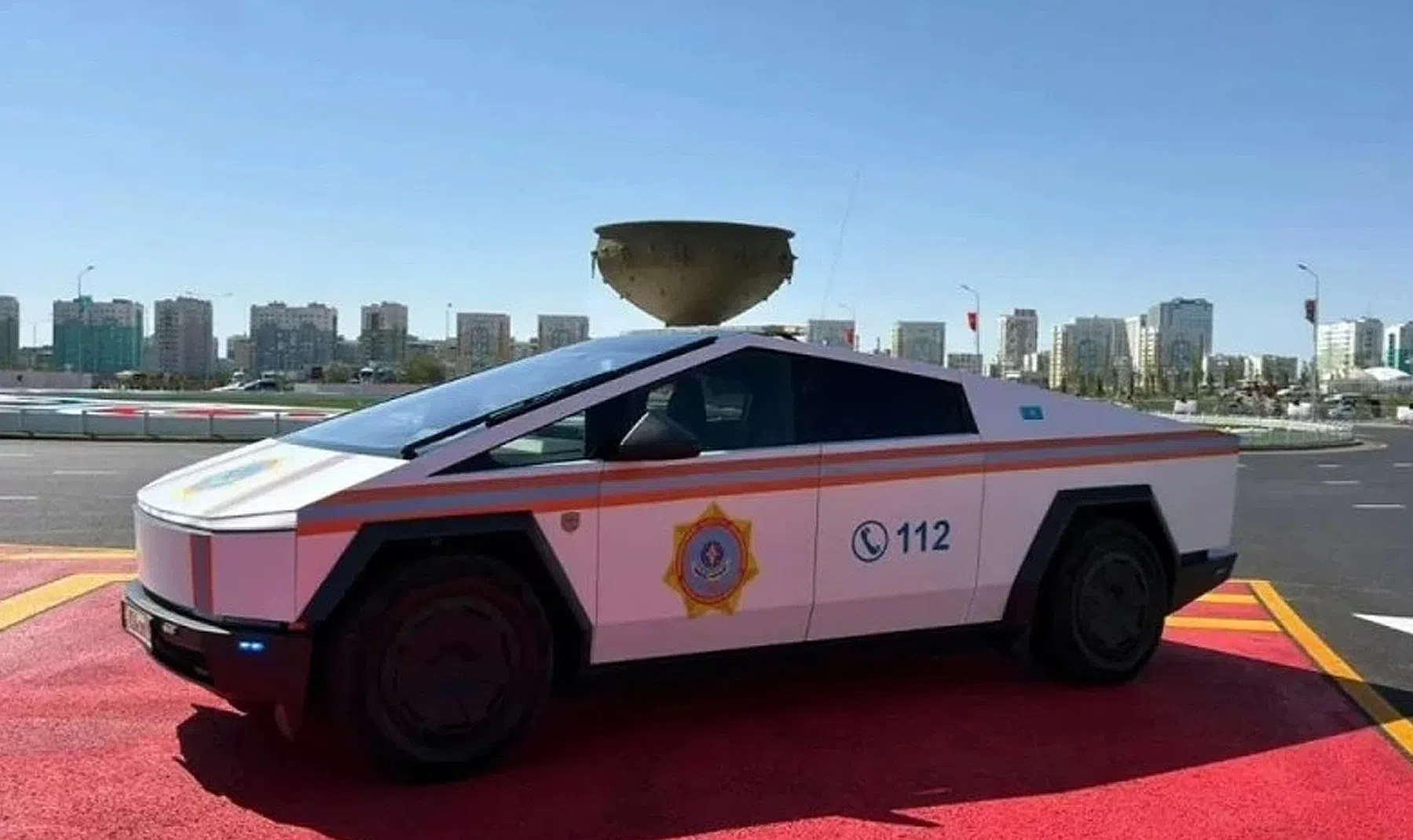 Tesla Cybertruck is populairder bij de politie van Kazachstan dan de normale mens