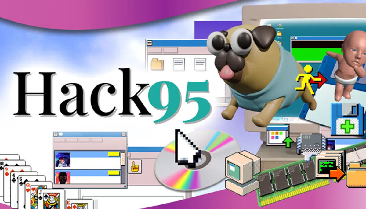 Image for the article: Hack ’95 is een retro hackinggame in de stijl van Windows 95