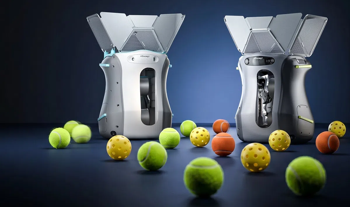 Pongbot Aura: AI Robot Coach for Tennis, Pickleball, and Padel