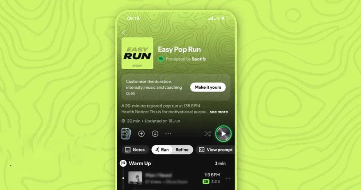 Spotify lanceert renmodus voor hardlopers