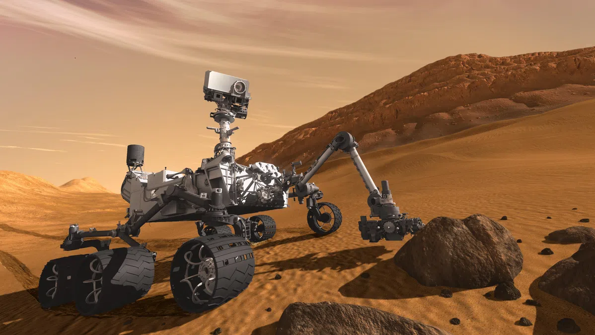 Slijtage Marsrover Curiosity na 14 jaar op Mars