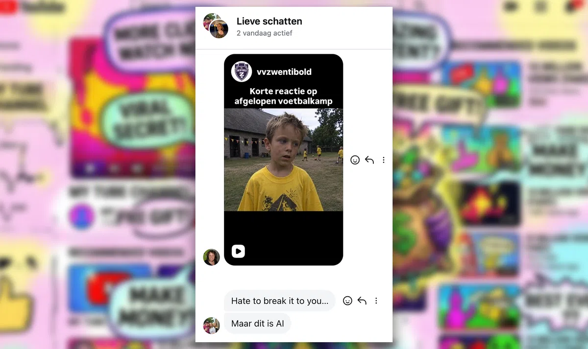 Mensen storen zich niet aan AI-video’s
