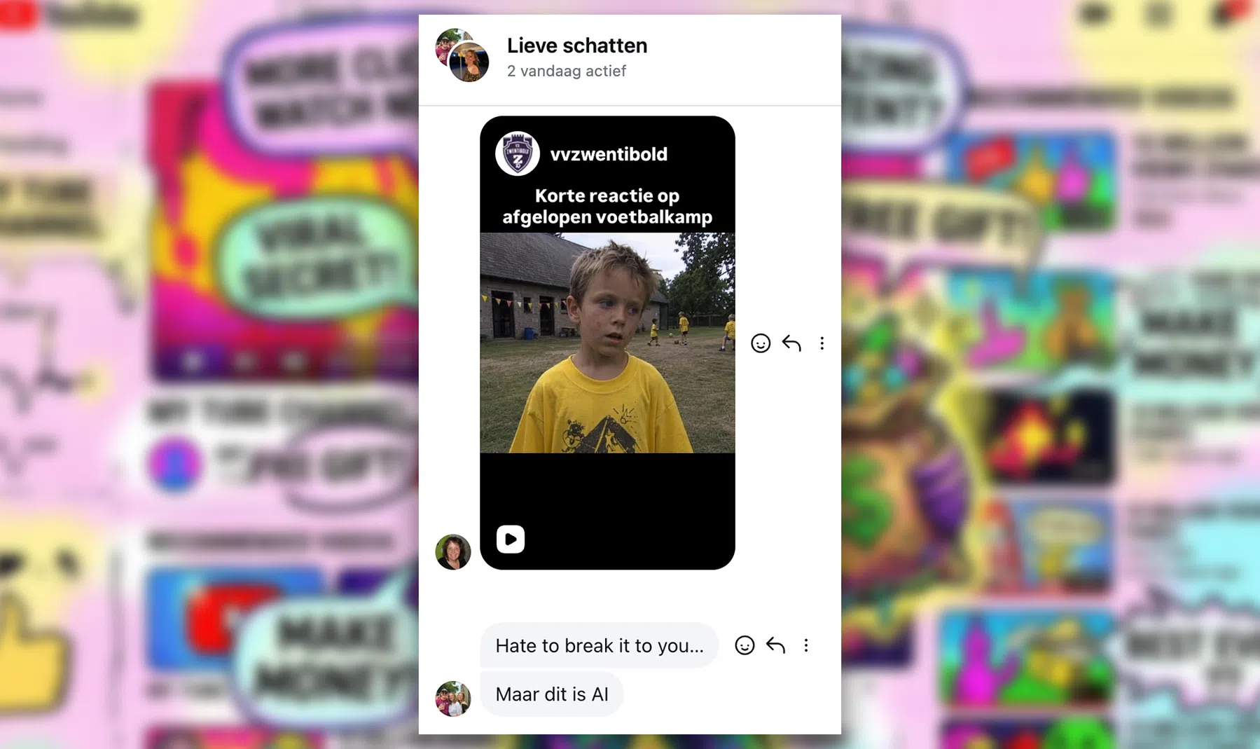 Mam, stop met het doorsturen van AI-video’s - ook al kun je er niets aan doen