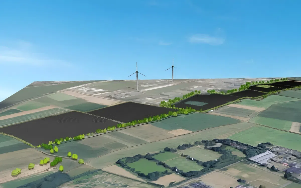 Grootste zonnepark van Limburg in aanbouw