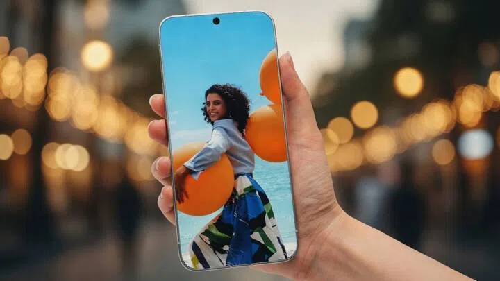 Slim ontwerp voor een smartphone zonder schermranden