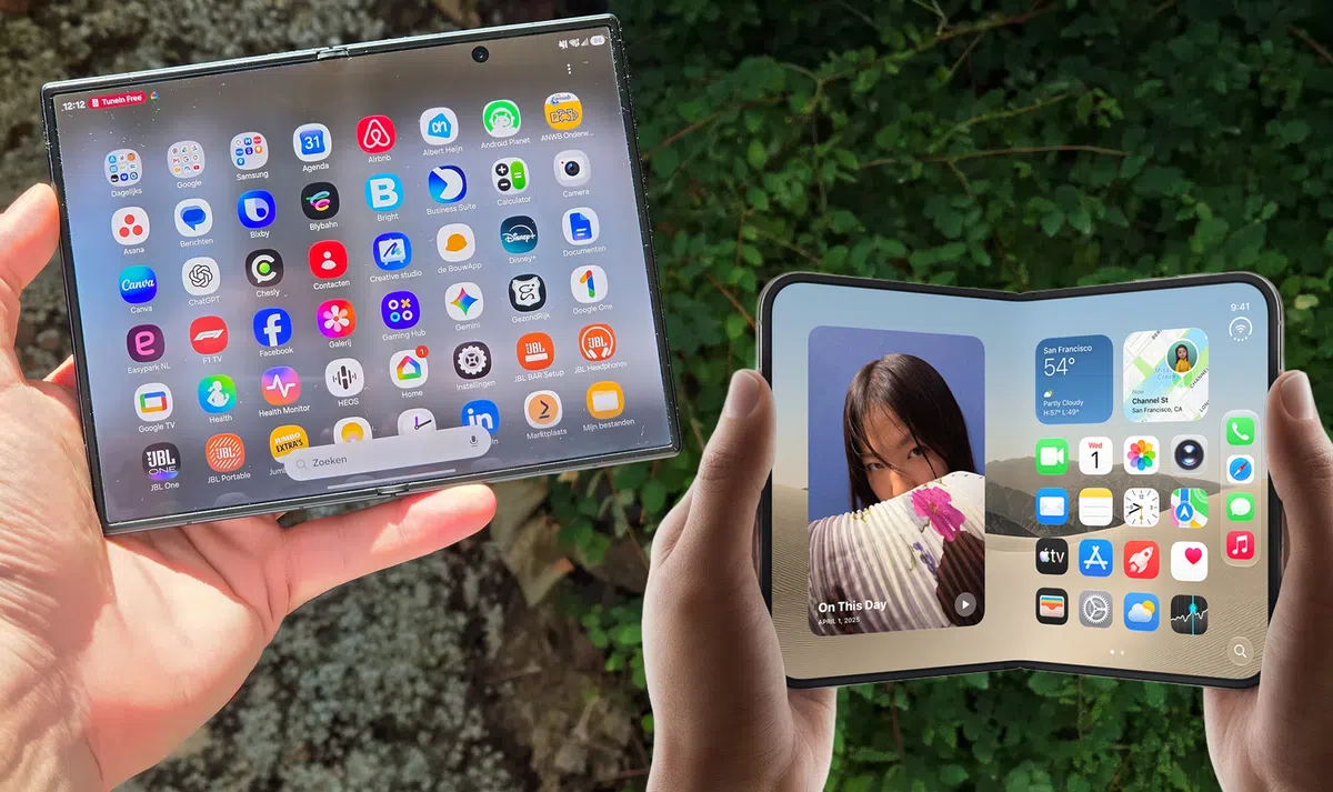 iPhone Duo en Samsung Galaxy Z Fold 8 vergeleken