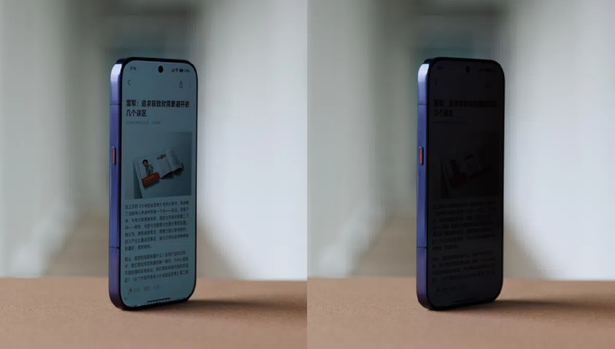 Xiaomi 18 Pro introduceert Privacy Display