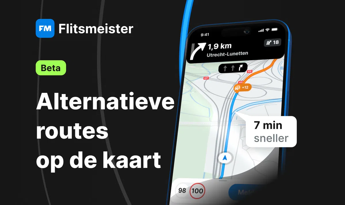 Flitsmeister introduces alternative routes for beta testers