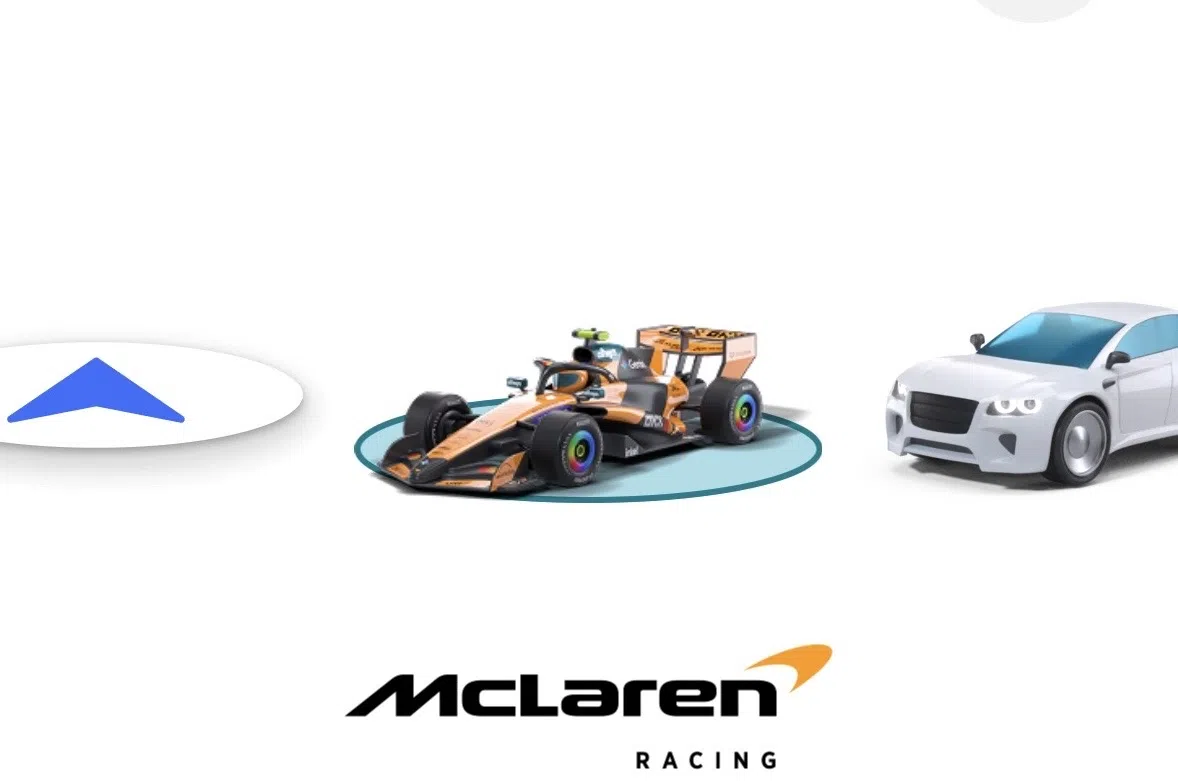 Google Maps introduceert McLaren F1-auto als navigatie-icoon