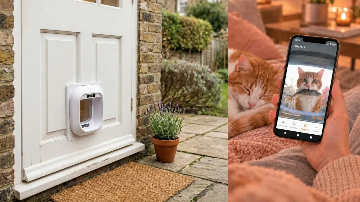 Revolutionary cat flap with facial recognition