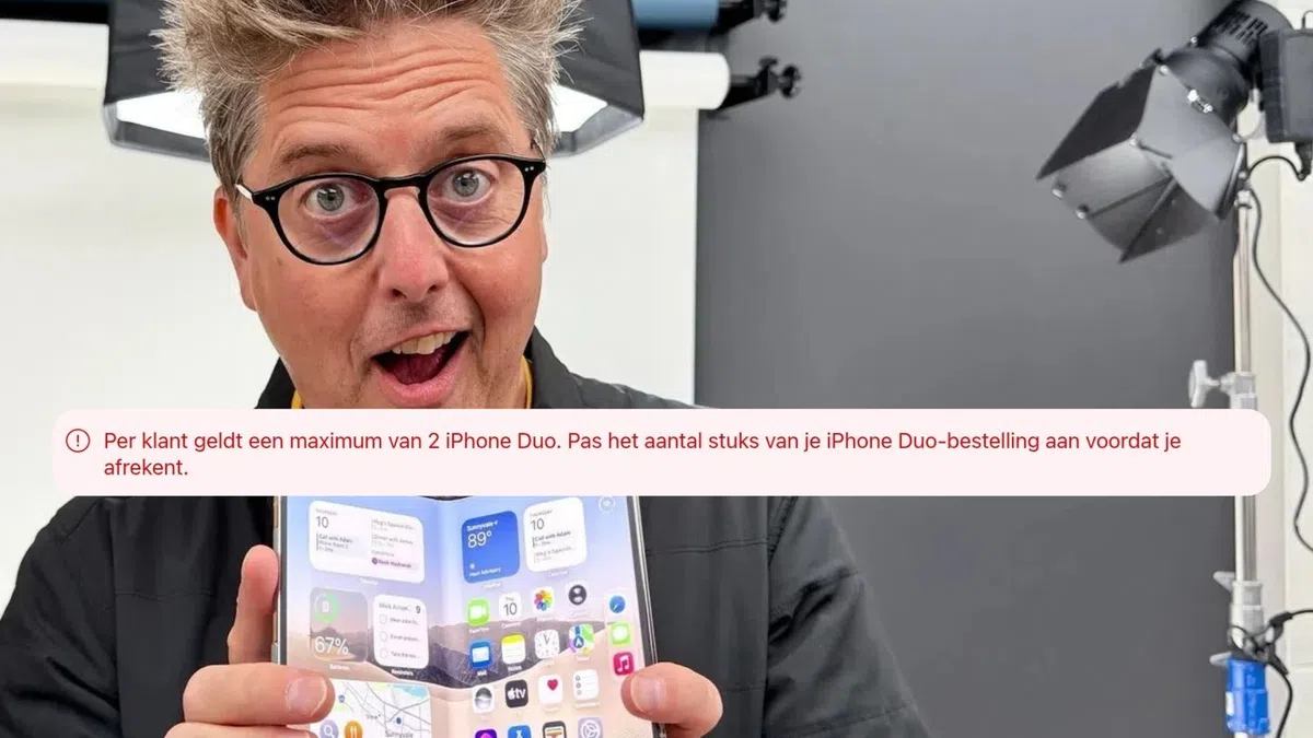 Maximum of 2 iPhones Duo per person due to high demand